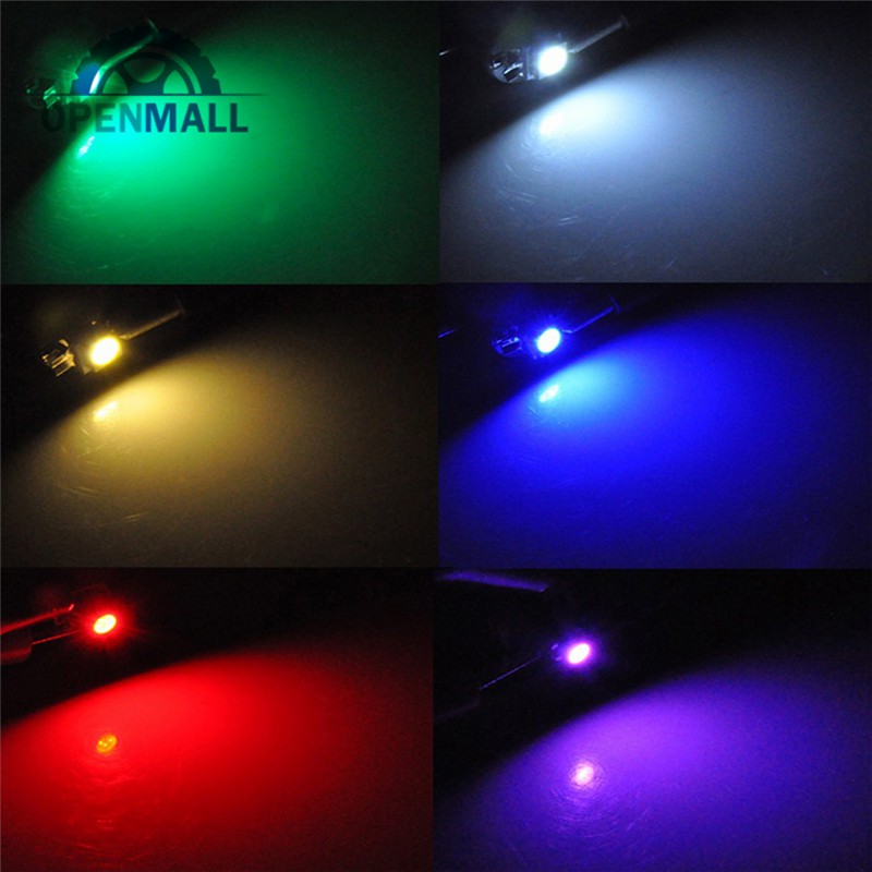 Set 10 đèn LED T4.2 1smd gắn bảng đồng hồ xe ô tô chuyên dụng