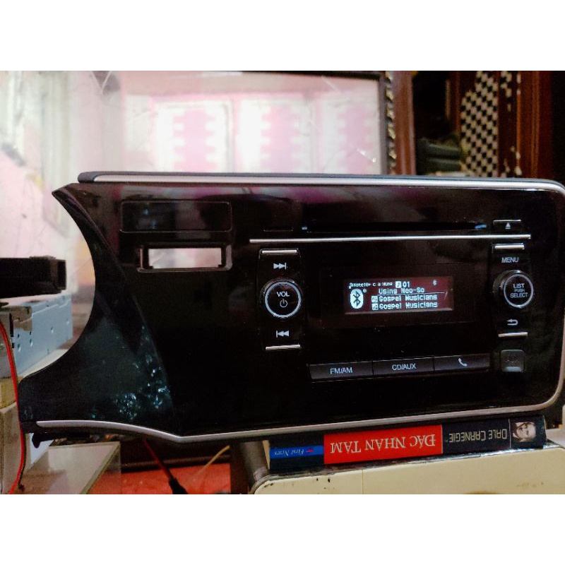 Đầu Pioneer radio bluetooth aux usb cd mp3 Honda city 2016