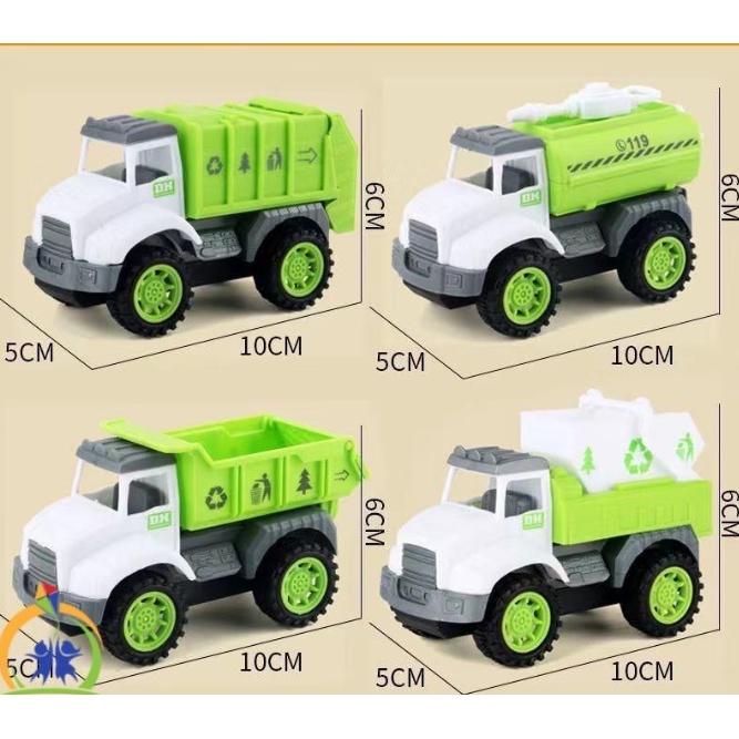 Xe bộ 3 xe ô tô đồ chơi cho các loại