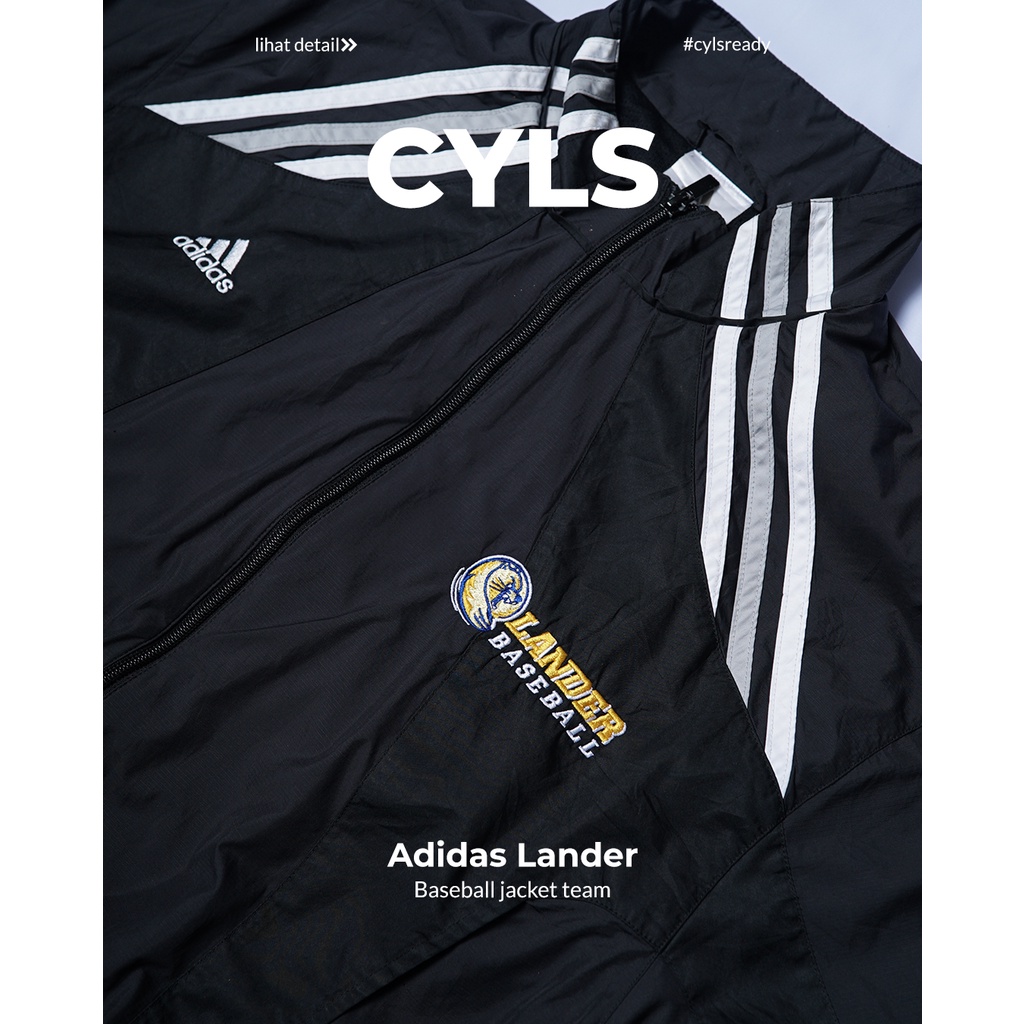 Áo Khoác Thrift Thương Hiệu - Bóng Chày LANDER ADIDAS