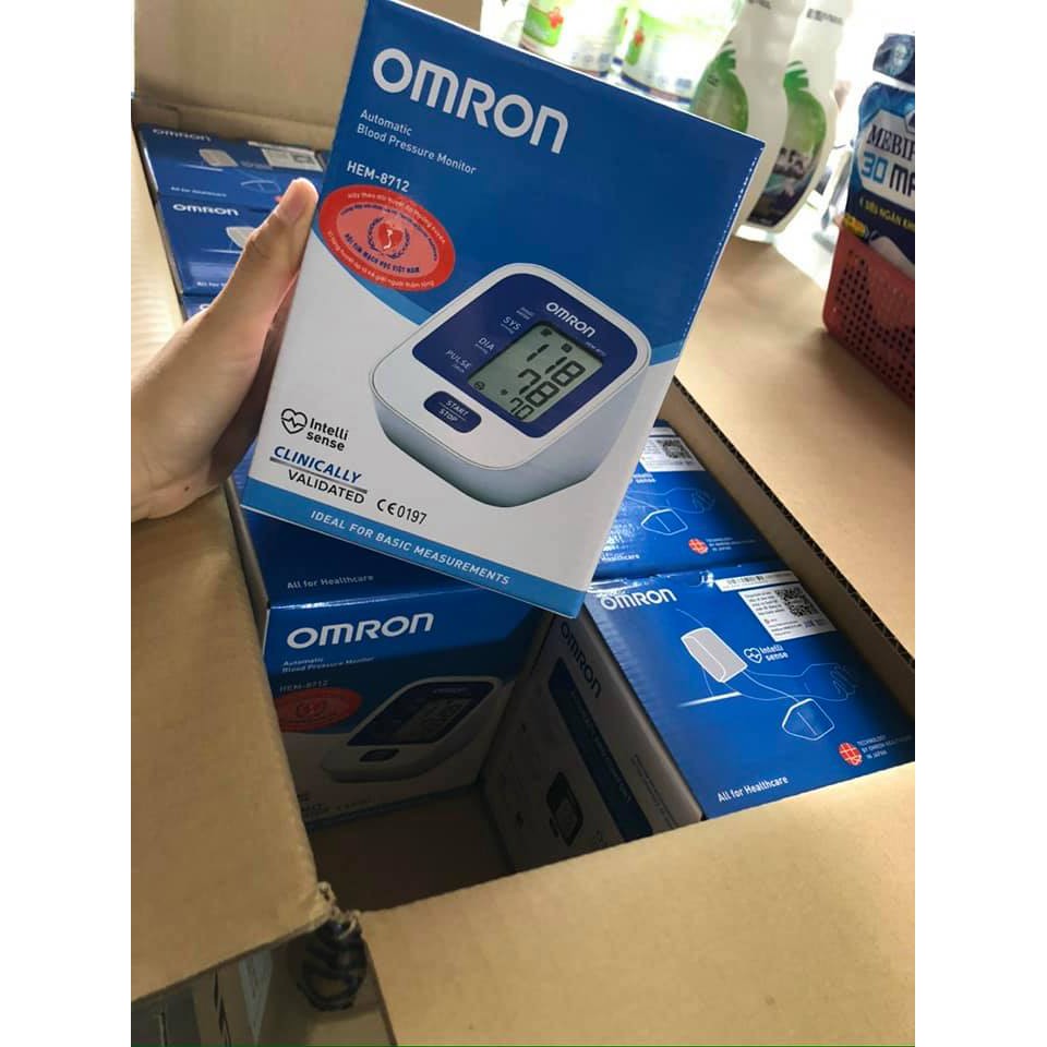 Máy Đo Huyết Áp Bắp Tay Omron HEM-8712  tặng kèm sạc