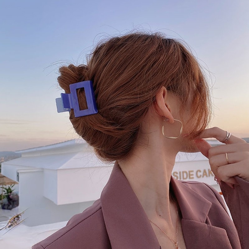 Kẹp tóc nhiều màu phong cách Hàn Quốc