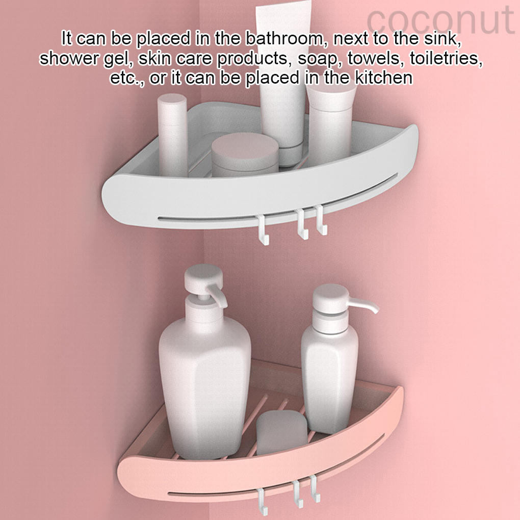 giá đựng đồ Để Đồ Dùng Phòng Tắm Gắn Góc Tường Tiện Lợi | BigBuy360 - bigbuy360.vn