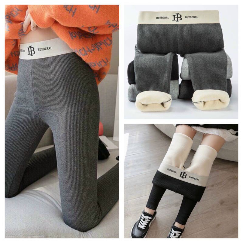 Quần legging lót nỉ cạp TB hàng QC