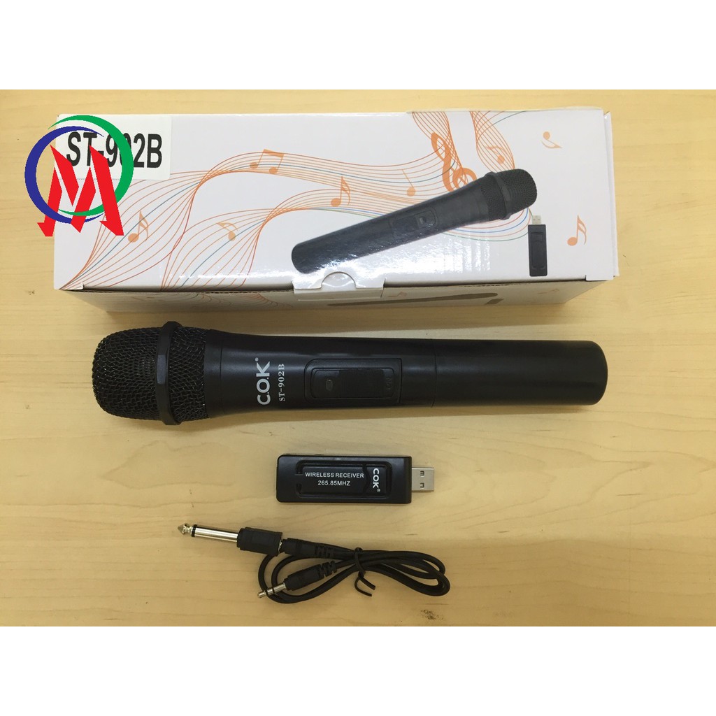 [Hàng hót giá rẻ] Mic karaoke đa năng ST-902B bluetooth không dây, hát siêu hay, thích hợp mọi âmly