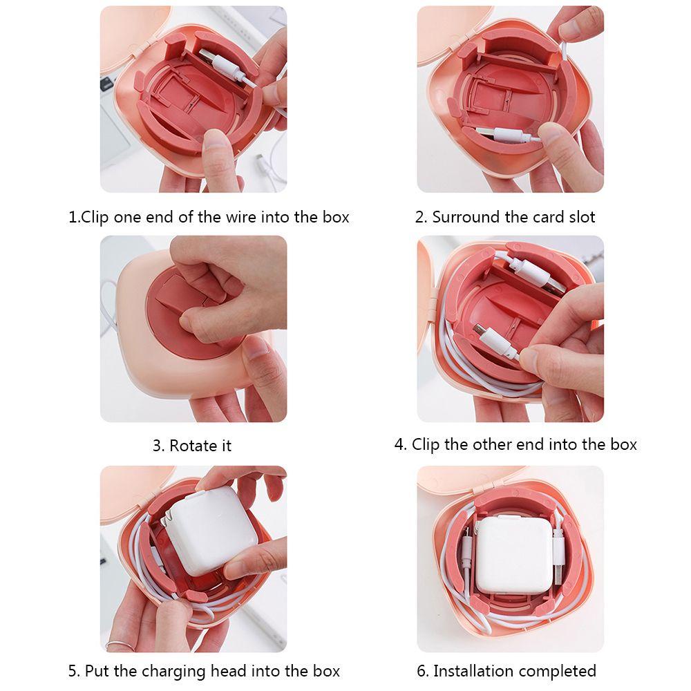 Giá Đỡ Điện Thoại / Dây Cáp Dạng Xoay Tiện Dụng Cho Gia Đình /