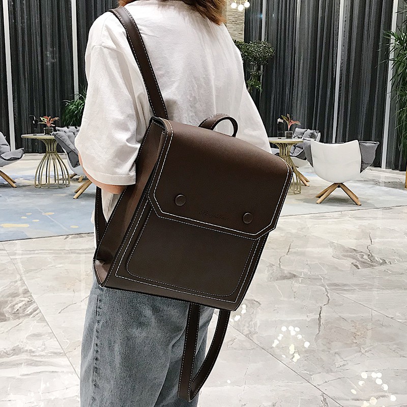 Balo Da Nữ Đẹp Đi Học Mini Cao Cấp Thời Trang VINTAGE Giá Rẻ Vela Store BL02