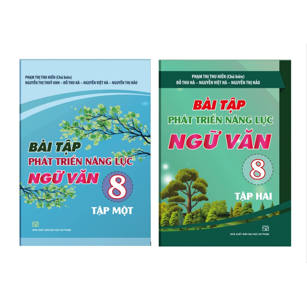 Sách - Bài tập phát triển năng lực học sinh môn ngữ văn lớp 8 (tập 1 + tập 2)