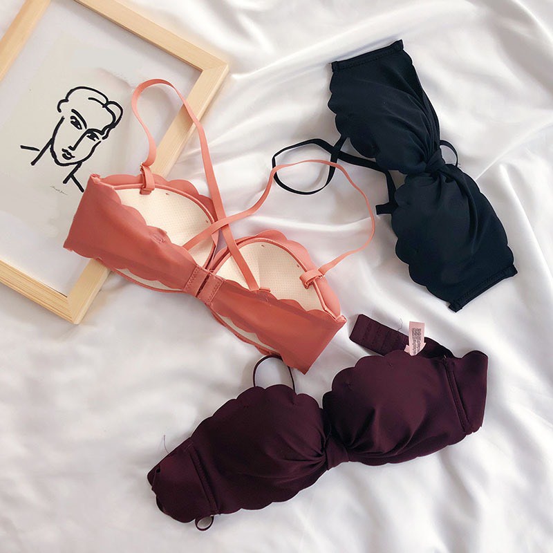 Áo lót nữ chống tụt không gọng su đúc CharmAiry áo ngực không dây nữ nâng ngực cúp ngang A01 | BigBuy360 - bigbuy360.vn