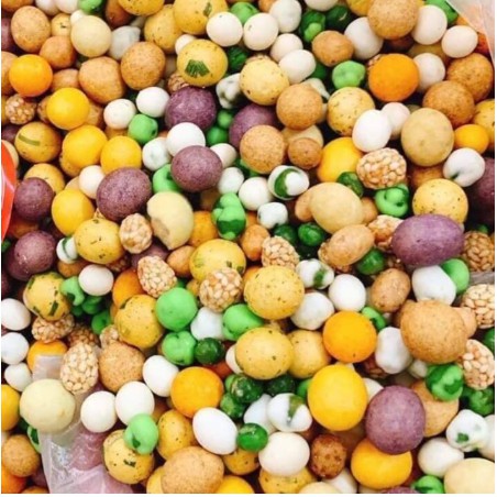 ĐẬU PHỘNG SẤY GIÒN MIX VỊ (túi zip 1kg)