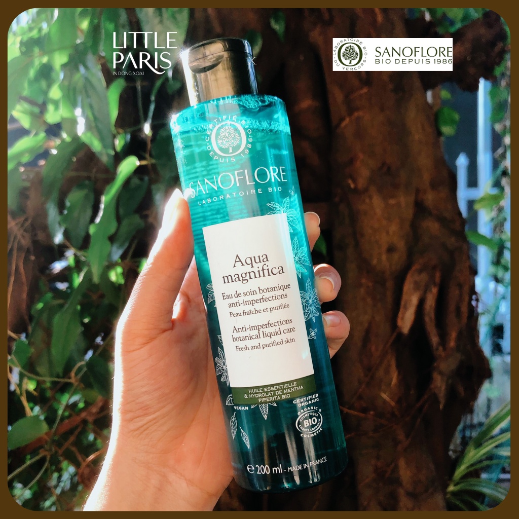 Nước Hoa Hồng Sanoflore Aqua Magnifica Essence Toner