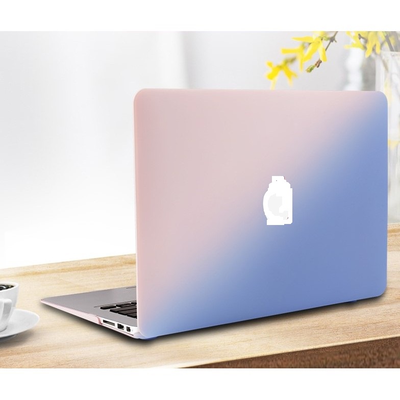 Case ,Ốp Macbook Màu Ombre Đủ Dòng (Tặng Kèm Nút Chống Bụi + Chống gãy đầu dây sạc )