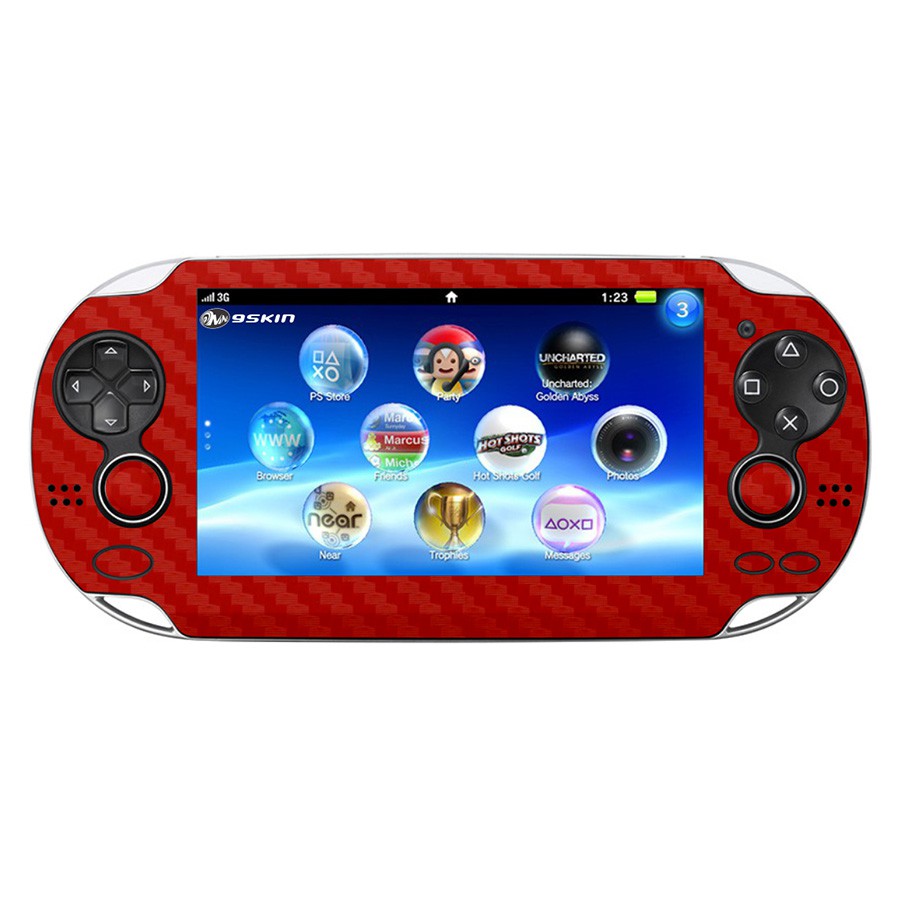 Ốp Da Bảo Vệ Cho Máy Chơi Game Ps Vita Fat - 3m 9skin