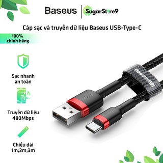 Dây sạc nhanh - cáp sạc nhanh baseus usb-type-c truyền dữ liệu nhanh siêu bền cho samsung, xiaomi, huawei,...