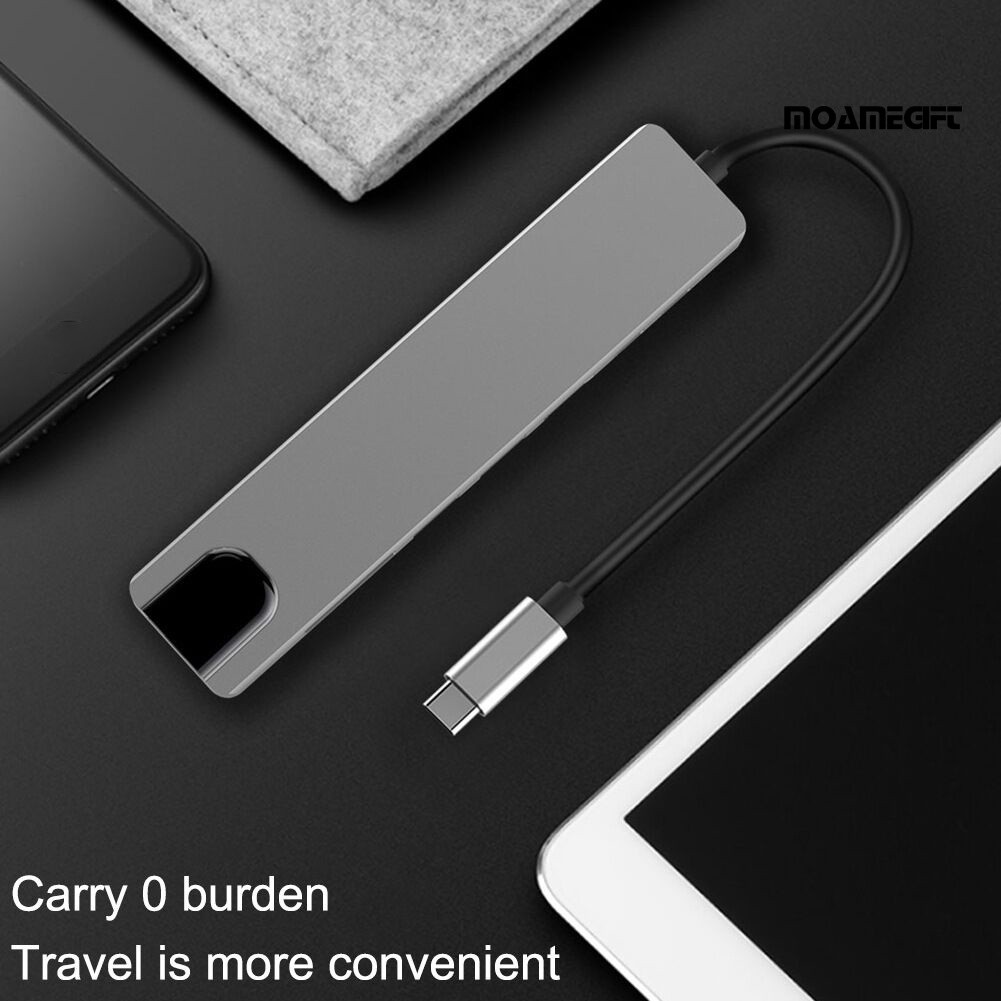 Bộ Chuyển Đổi Đa Năng 8 Trong 1 Type-C Sang 4k Hdmi Rj45 Usb 3.0 Tf Pd | BigBuy360 - bigbuy360.vn