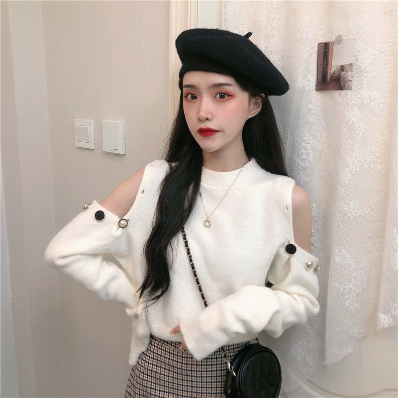 Áo Sweater Trễ Vai Thiết Kế Quyến Rũ Cho Nữ | BigBuy360 - bigbuy360.vn