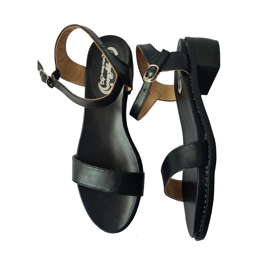 Giày Sandal Cao Gót Nữ Da Bò BIGGBEN HKD166