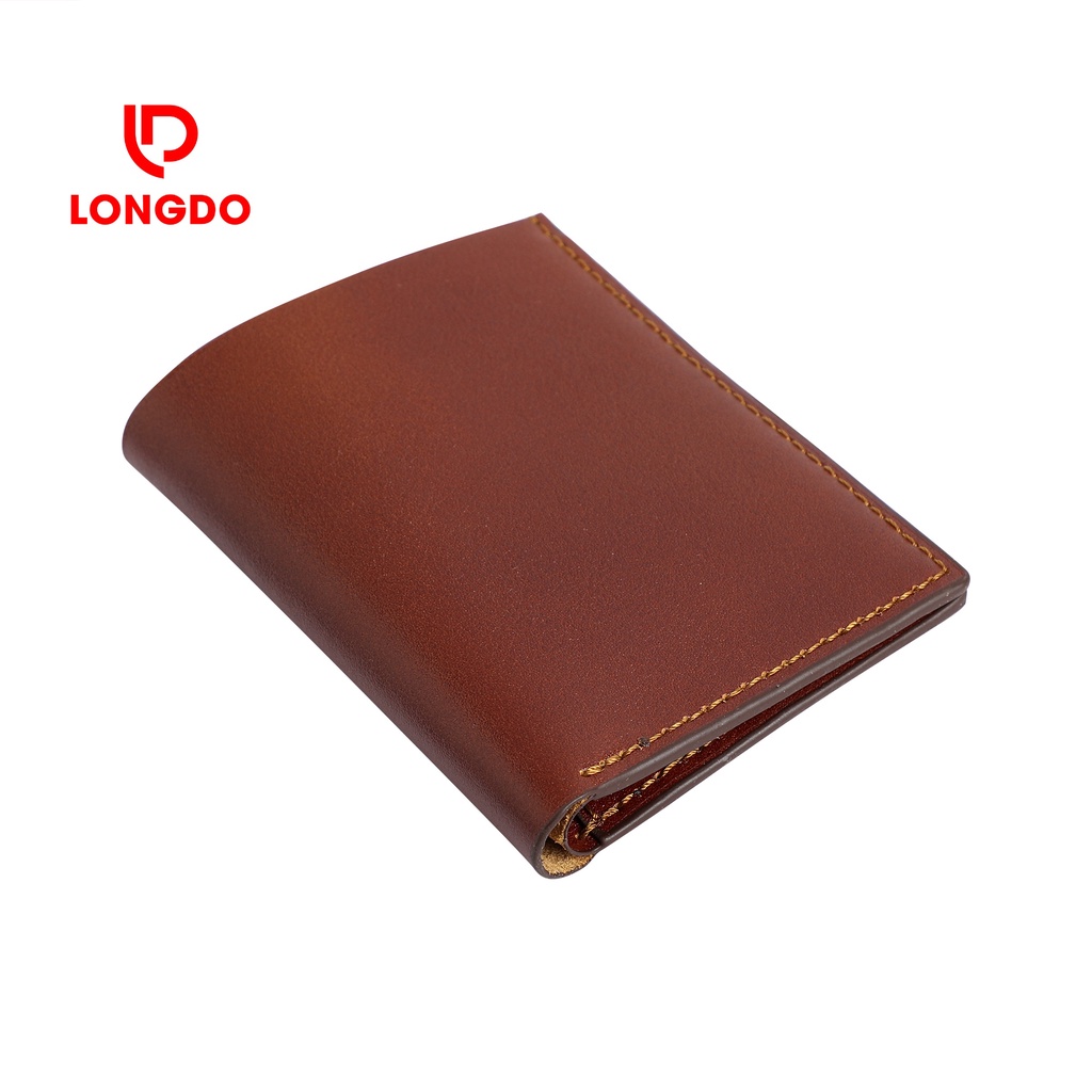 Ví da bò thật - Cam kết 100% da bò thật - Bảo hành 5 năm - Thương hiệu uy tín Longdo Leather - BD01