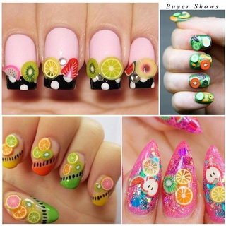 Trang trí móng - Đất Set Gắn Móng Trái Cây 12 Loại