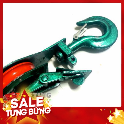 Ròng rọc 500kg thông minh với bản lề tháo lắp cáp bên hông