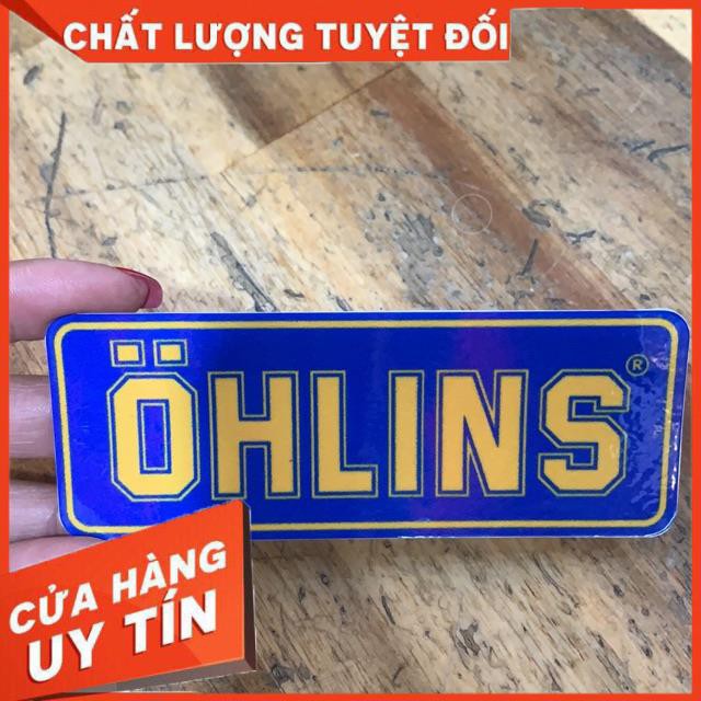 Tem/ decal Ohlins size lớn