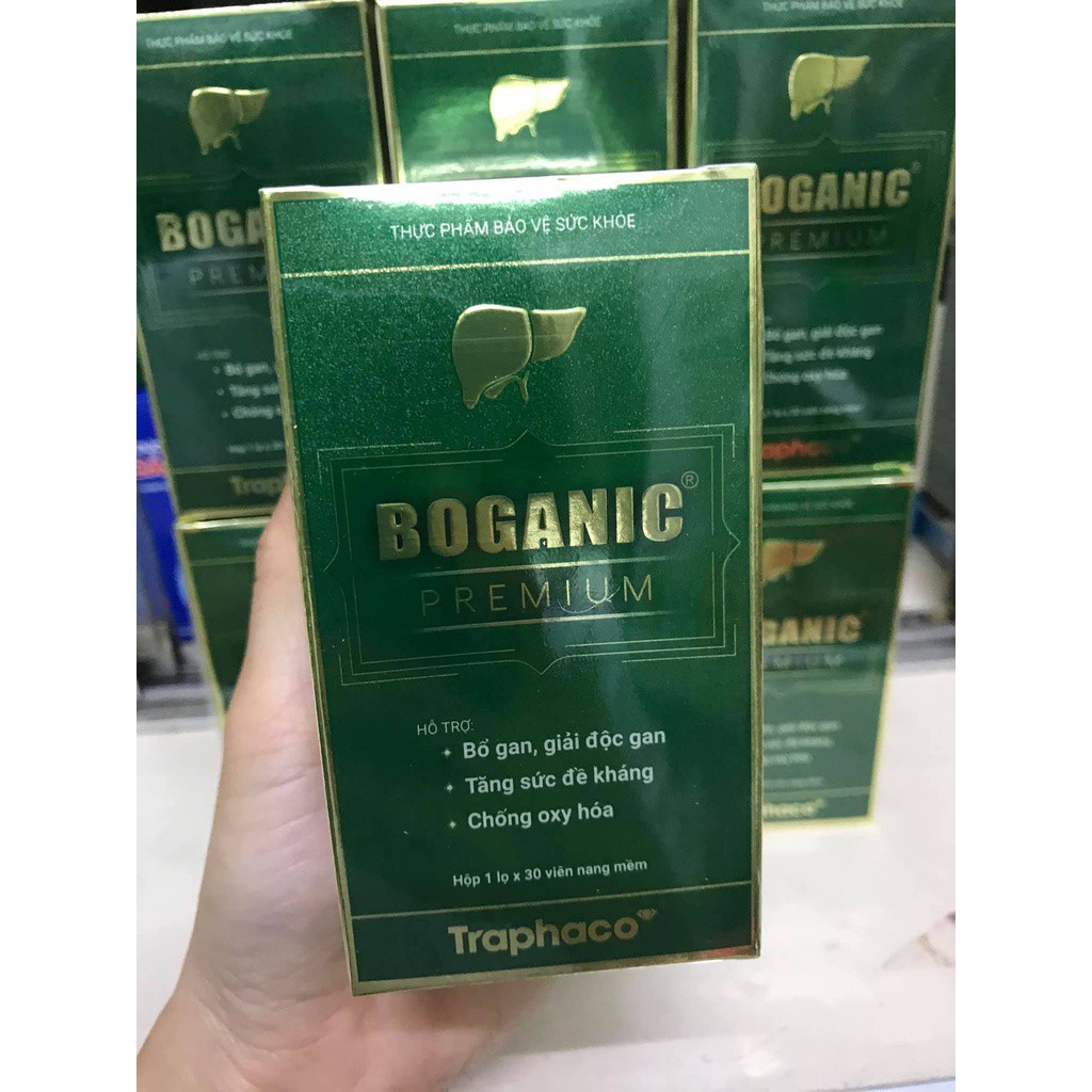 BOGANIC PREMIUM TRAPHACO(1 lọ dùng được 1 tháng) Bổ Gan, Giải Độc Gan, Tăng Sức Đề Kháng, Chống Oxy Hóa