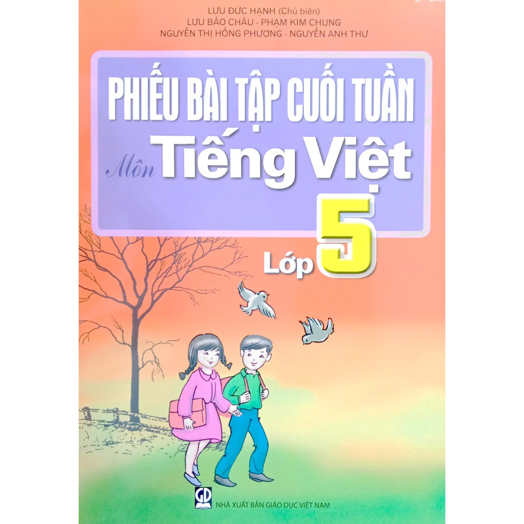 Sách - Phiếu Bài Tập Cuối Tuần Môn Tiếng Việt - Lớp 5