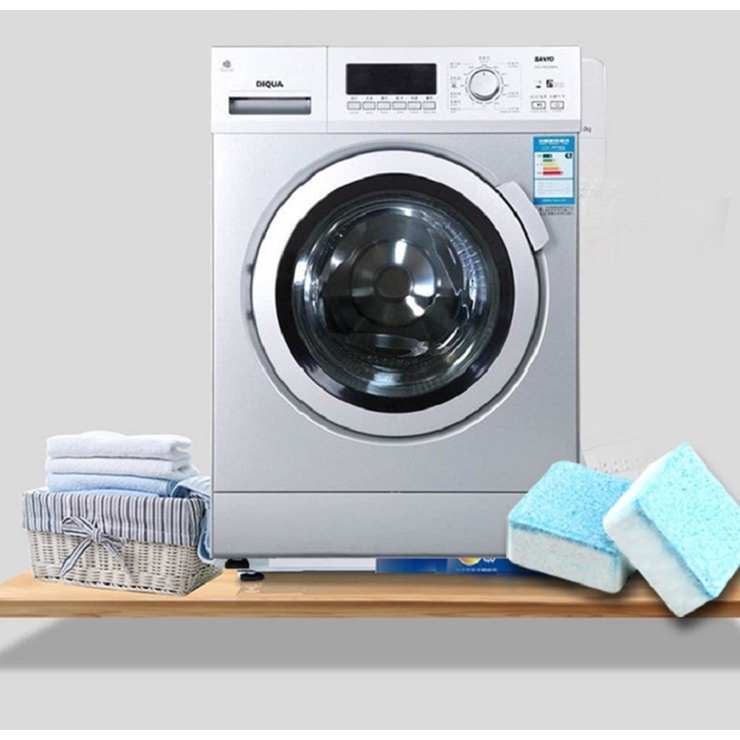 Combo 12 Viên Sủi Làm Sạch Và Khử Mùi Máy Giặt Rất Tiện Lợi