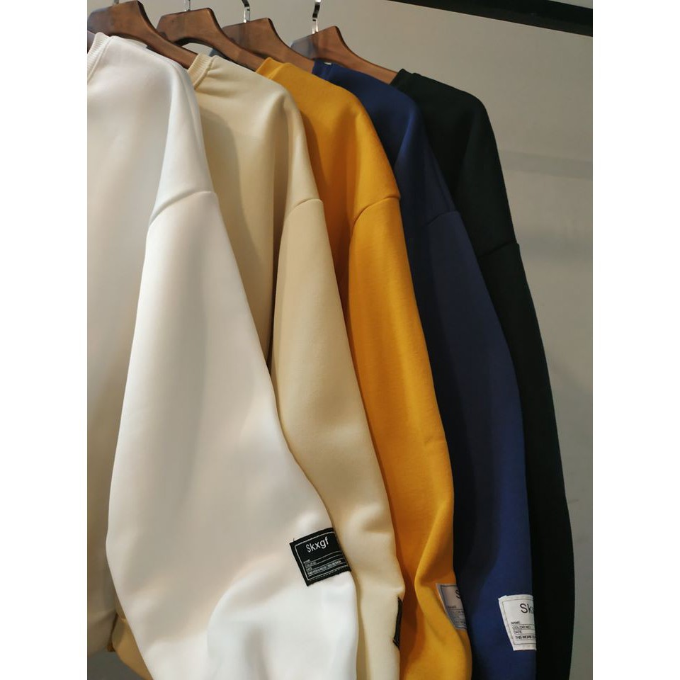 Áo Sweater nỉ bông dáng siêu rộng phong cách ulzzang hot 2020 | BigBuy360 - bigbuy360.vn