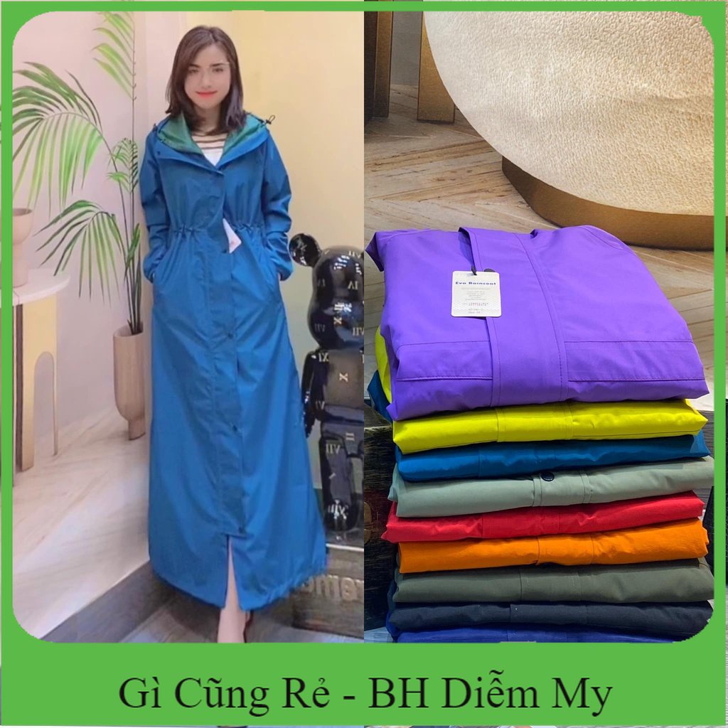 Áo mưa măng tô 2 lớp chống thấm chống gió lạnh mưa phùn thời trang nam nữ cao cấp - Hàng Việt Nam chất lượng cao