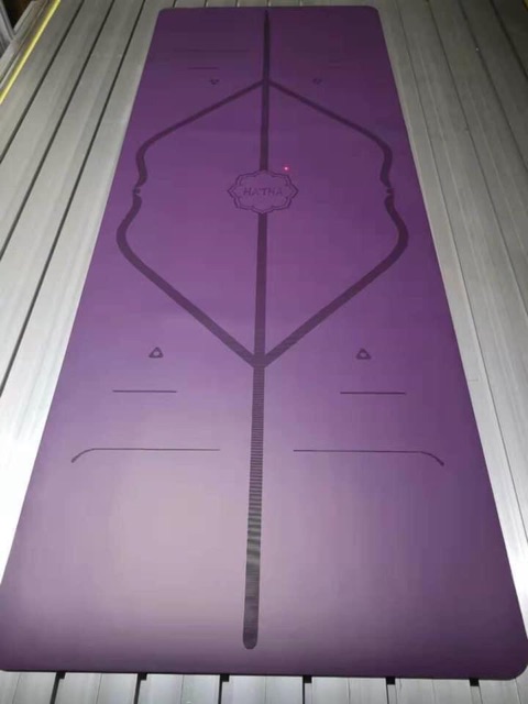 Thảm tập yoga cao su HATHA định tuyến + KÈM TÚI