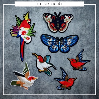 Sticker ủi quần áo cao cấp CÓ SẴN KEO ỦI dùng làm miếng vá Quần Áo,vá áo phao, trang trí quần áo