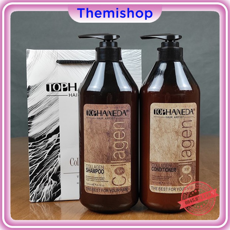 DẦU GỘI/XẢ HANEDA COLLAGEN PHỤC HỒI TÓC 1000ML-CT78 HÀNG CHÍNH HÃNG | BigBuy360 - bigbuy360.vn