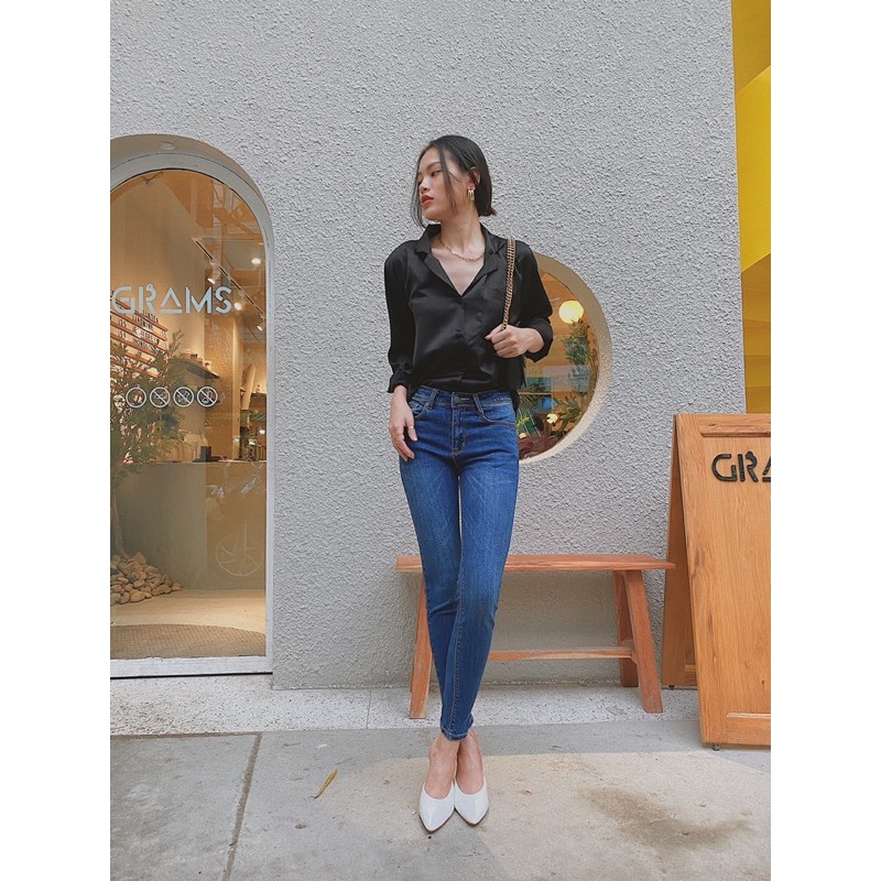 Quần jean nữ ôm Skinny Pants, LUCETFASHION, quần bò nữ
