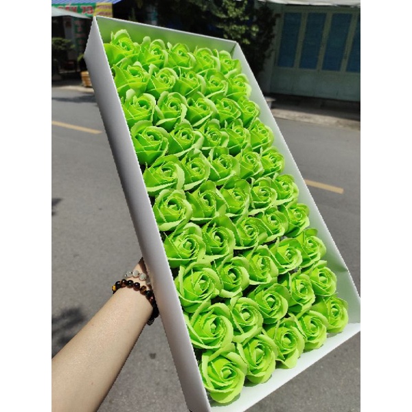 🌸Hoa Sáp🌸 Hộp 50 đầu bông hồng sáp thơm