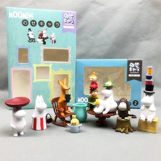1 Bộ Mô Hình Nhân Vật Moomin Jenga Đồ Chơi Trang Trí Phong Cảnh