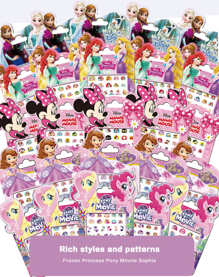 Set 170 Sticker Dán Trang Trí Móng Tay Hình Nhân Vật Phim Hoạt Hình Frozen