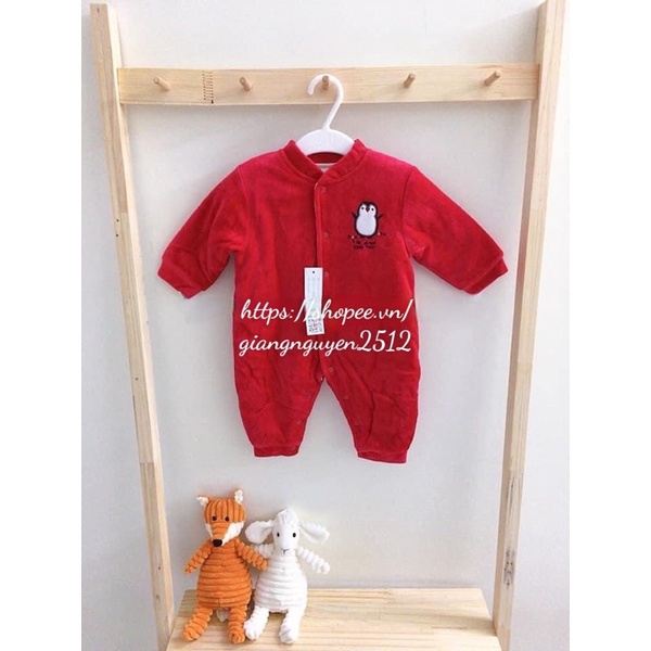 Body ủ Noel Tết cho bé size 9M, 12M (được chọn mẫu)