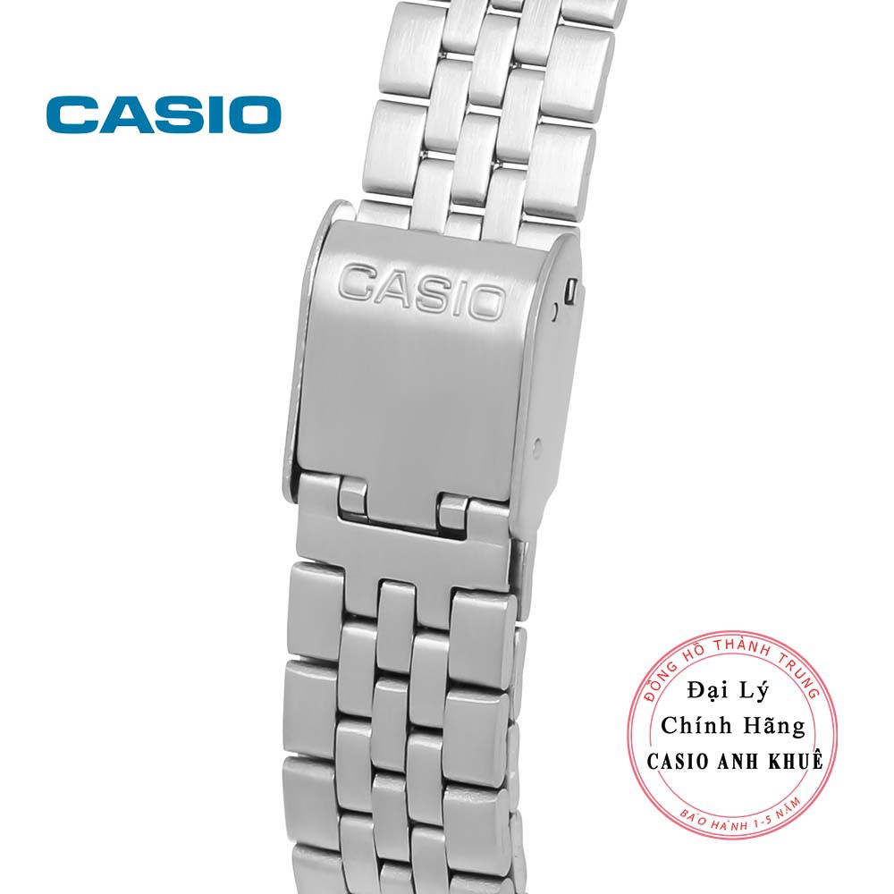 Đồng hồ điện tử nữ Casio Vintage LA680WA-1BDF dây kim loại