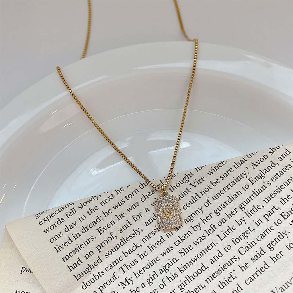 Vòng cổ Mặt Chữ M Phong Cách Hàn Quốc Thời Trang Cho Nữ