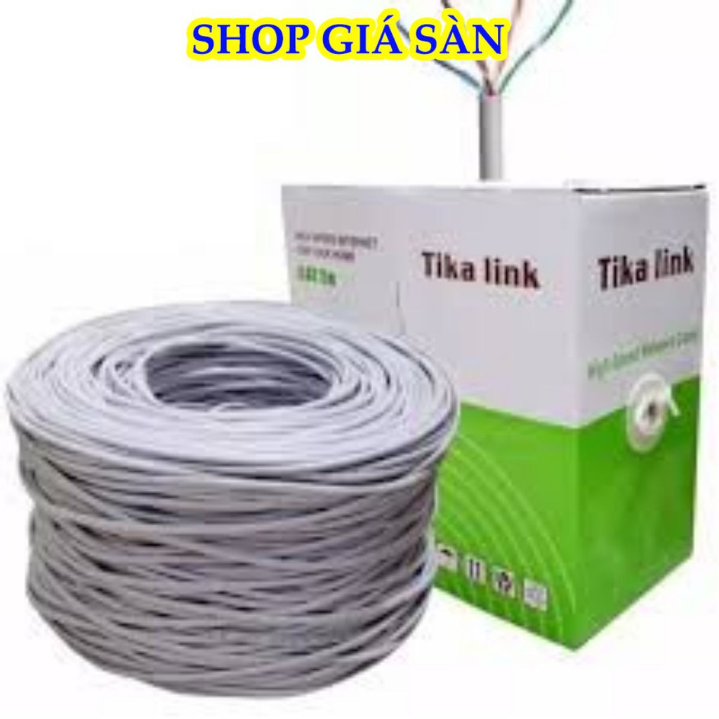 Dây Mạng, Cuộn Cáp Mạng Cat5 Giga Link Full 305m, Tiết Diện 0.42 - Truyền Tín Hiệu Tốc Độ Cao