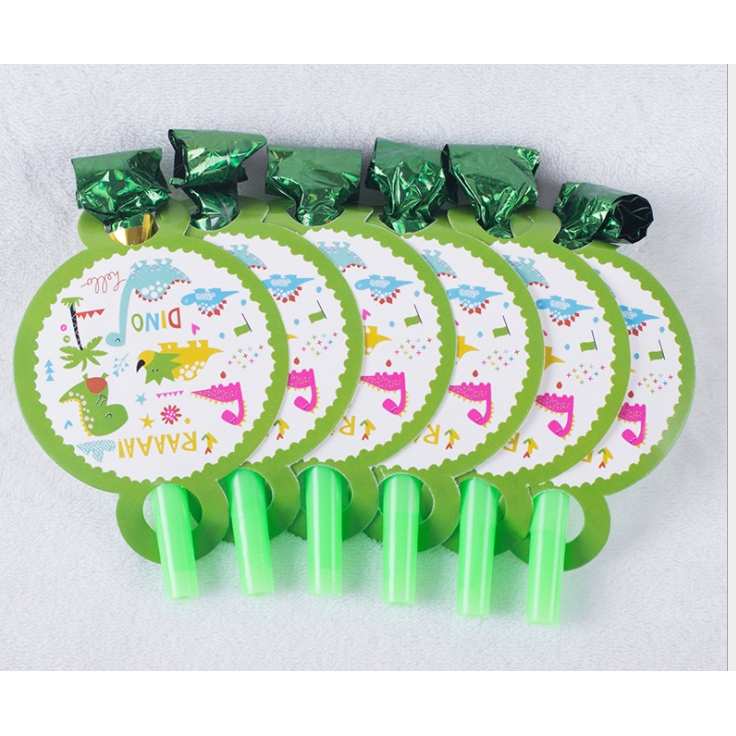 Set 6 Cốc Giấy Dùng Một Lần In Hình Khủng Long Dành Cho Tiệc Sinh Nhật