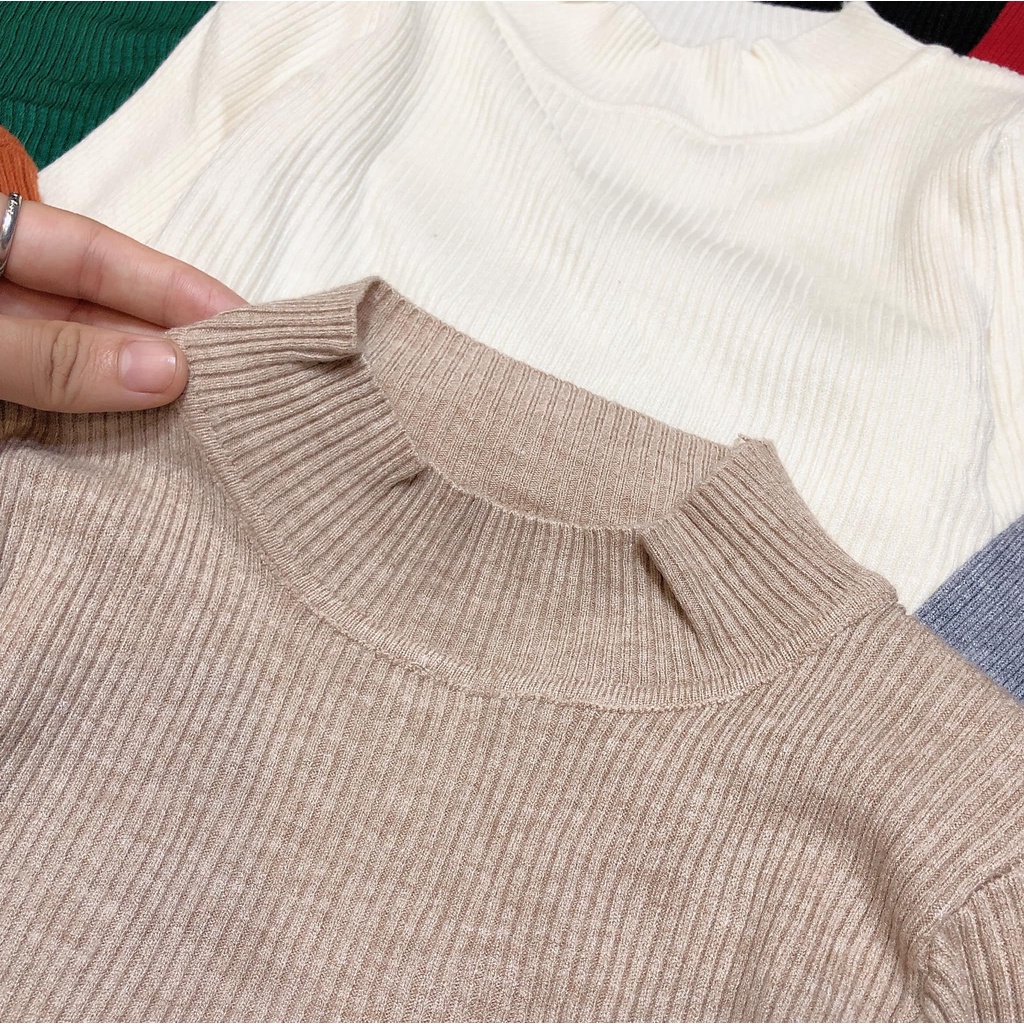 Áo len tăm cổ 3p hot hot