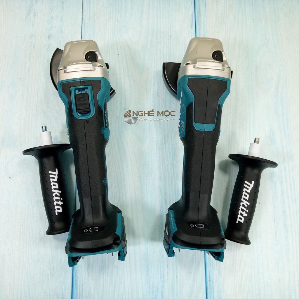 Máy mài góc pin Makita DGA408Z 18V chính hãng máy cắt Makita DGA 408 công tắc bóp Nghề Mộc