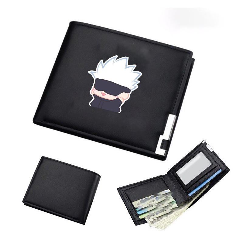 Ví da cầm tay nam nữ in hình JUJUTSU KAISEN ver tập thể dục tiện lợi anime chibi