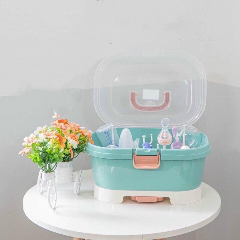 Hộp phơi bình sữa kèm giá treo Jupin