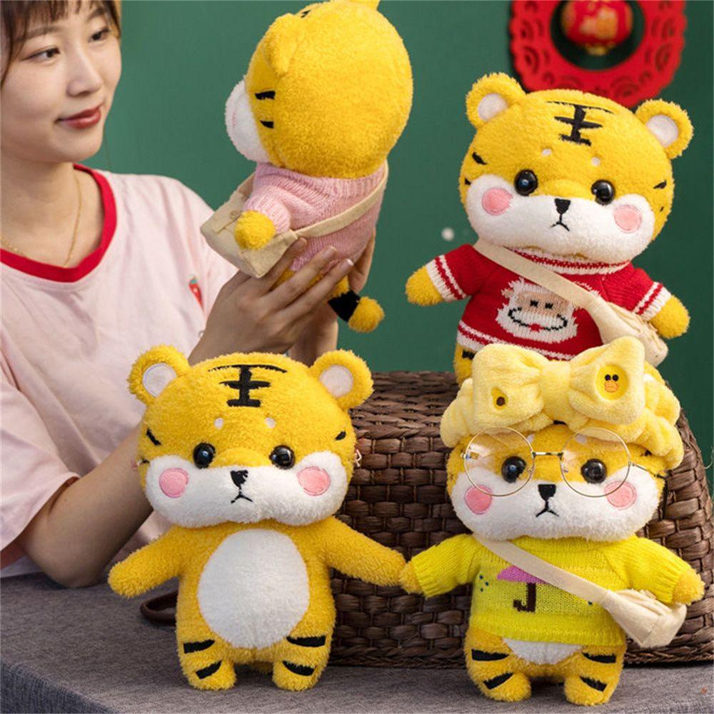 Đồ chơi nhồi bông Hình Chú Hổ Linh Vật Năm Mới Phong Cách Trung Hoa