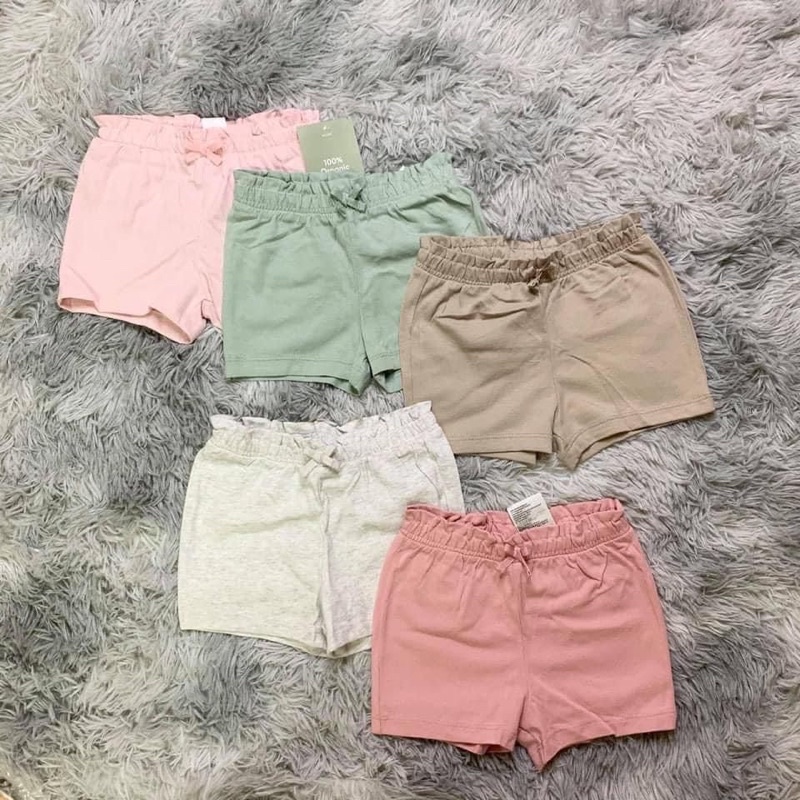 Set 6 quần cotton cho bé gái bé trai, set 3 quần chất thấm hút mồ hôi co giãn 4c  Ảnh thật Rio chụp hàng có sẵn