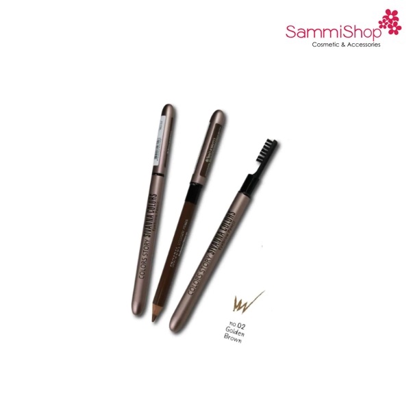 Sivanna colors Chì mày colors story eyebrow pencil (ES004) - #02 Golden Brown