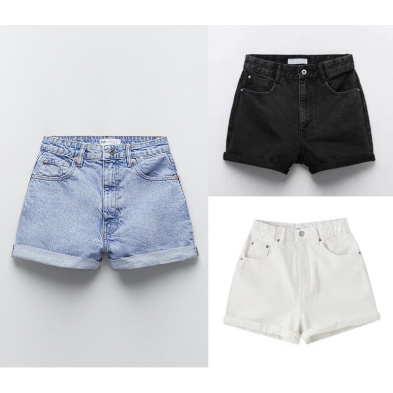 Quần Short Jeans Gập Gấu Z.R , TONGKHOCHITUE